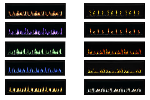 Image of SimpliFire Allusion Edge Smart Virtual Digital Electric Fireplace Media Flames
