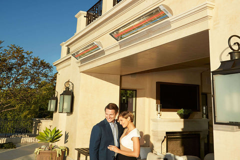 Image of Infratech C Series Single Element Marine Grade 4000 Watt 277V Outdoor Electric Heater | 61 in Radiant Heater | C4027MG