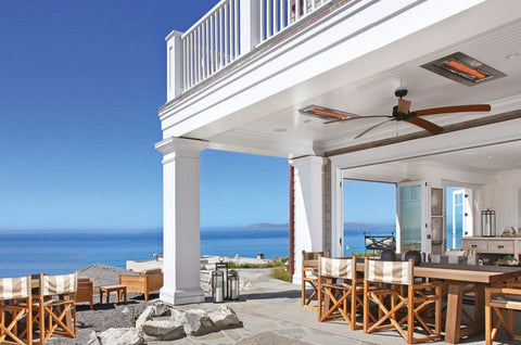 Image of Infratech C Series Single Element Marine Grade 3000 Watt 240V Outdoor Electric Heater | 61 in Radiant Heater | C3024MG