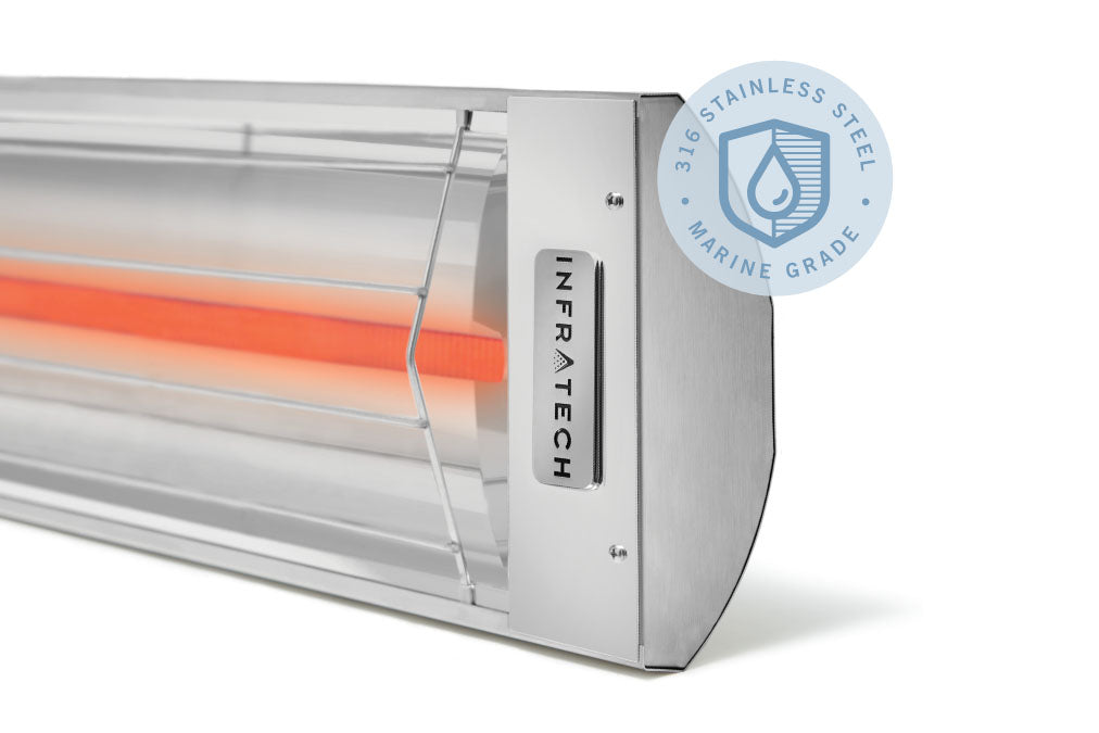 Infratech C Series Single Element Marine Grade 3000 Watt 208V Outdoor Electric Heater | Infratech 61 in Heater | C3028MG