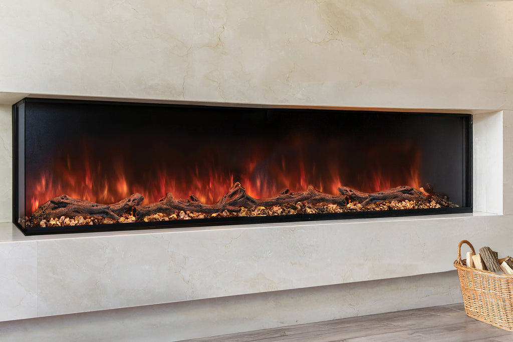 Modern Flames Landscape Pro Multi 120-inch 3-Sided / 2-Sided Built In Electric Fireplace  LPM-12016