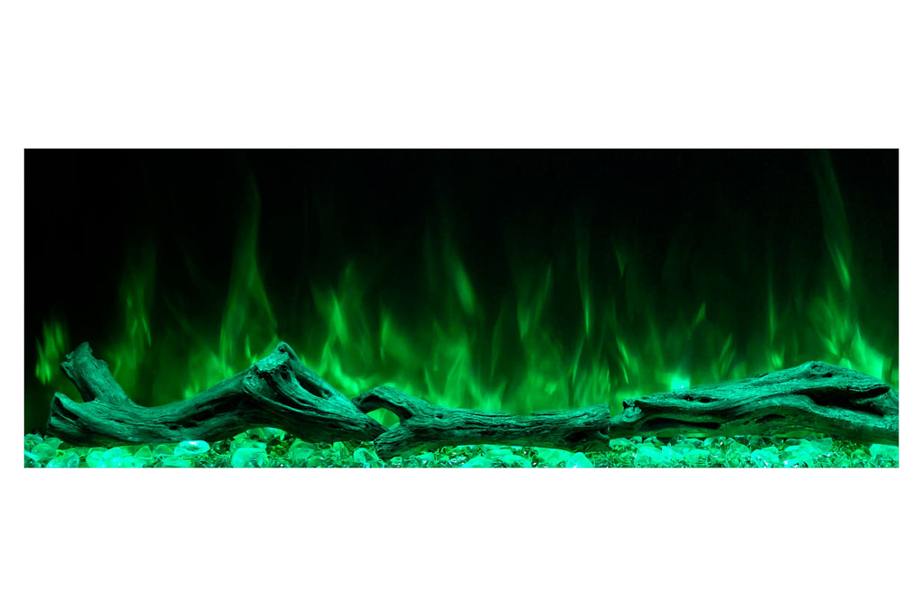 Modern Flames Landscape Pro 70-in 3-Sided Wall Mount Mantel Coastal Sand. Studio Suite Electric Fireplace LPM-5616