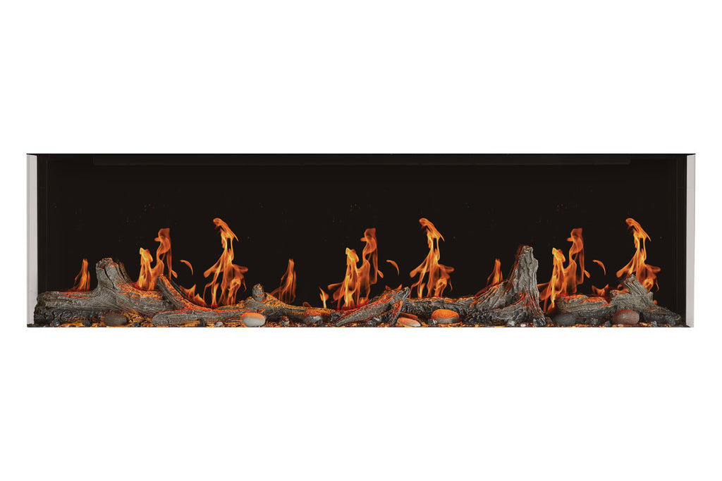 Napoleon Luminex 65 inch LCD Virtual Smart Multi-Sided Built In Electric Fireplace NEFL65LCD-3SV