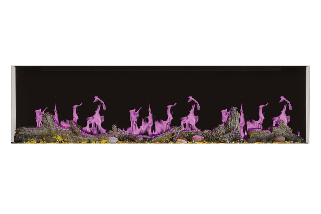 Napoleon Luminex 65 inch LCD Virtual Smart Multi-Sided Built In Electric Fireplace NEFL65LCD-3SV