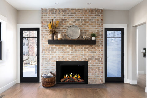 Image of Modern Flames Orion Traditional V2 Heliovision Virtual Smart Built In Electric Fireplace - Firebox Insert - OR-54-TRAD-V2