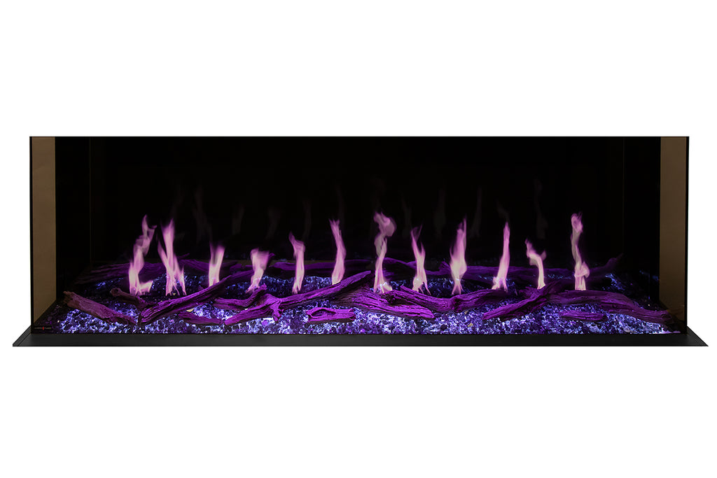 Modern Flames Orion Multi-Sided 120-inch Heliovision Virtual Smart Built In Electric Fireplace - OR120-MULTI