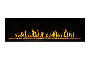 Modern Flames Allwood Fireplace Media Wall in Coastal Sand | 60'' Orion Slim Heliovision Electric Fireplace