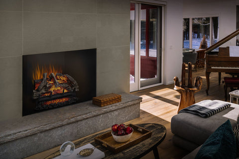 Image of Napoleon Woodland 27 Inch Electric Fireplace Log Insert - Heater - Log Set - NEFI27H - Electric Fireplaces Depot