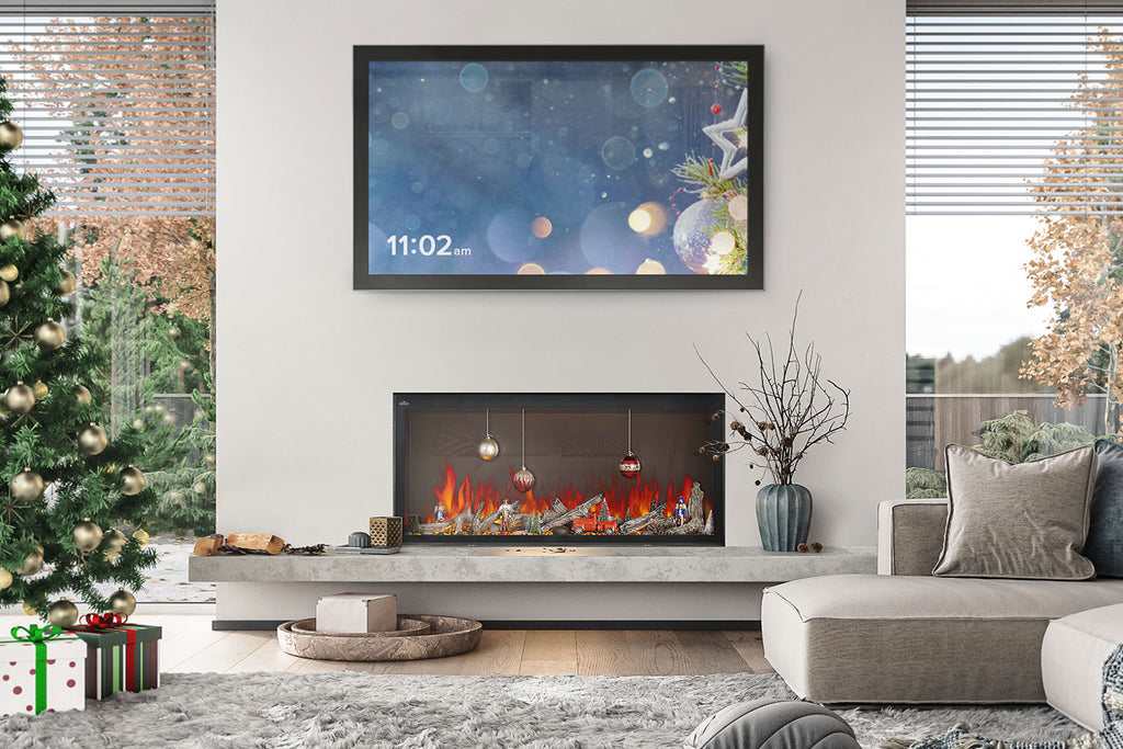 Napoleon Astound 50 inch Smart Built-In Wall Mount Electric Fireplace Insert - Linear Modern Fireplace - NEFB50AB