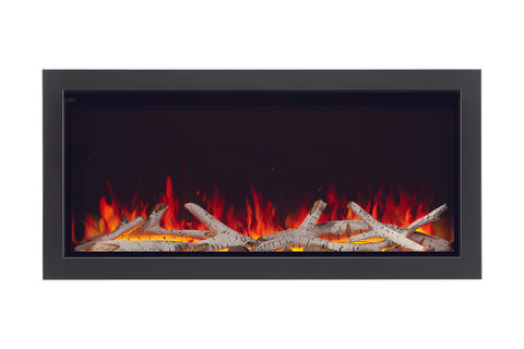 Image of Napoleon Astound 50 inch Smart Built-In Wall Mount Electric Fireplace Insert - Linear Modern Fireplace - NEFB50AB