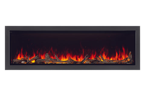 Image of Napoleon Astound 74 inch Smart Built-In Wall Mount Electric Fireplace Insert - Linear Modern Fireplace - NEFB74AB