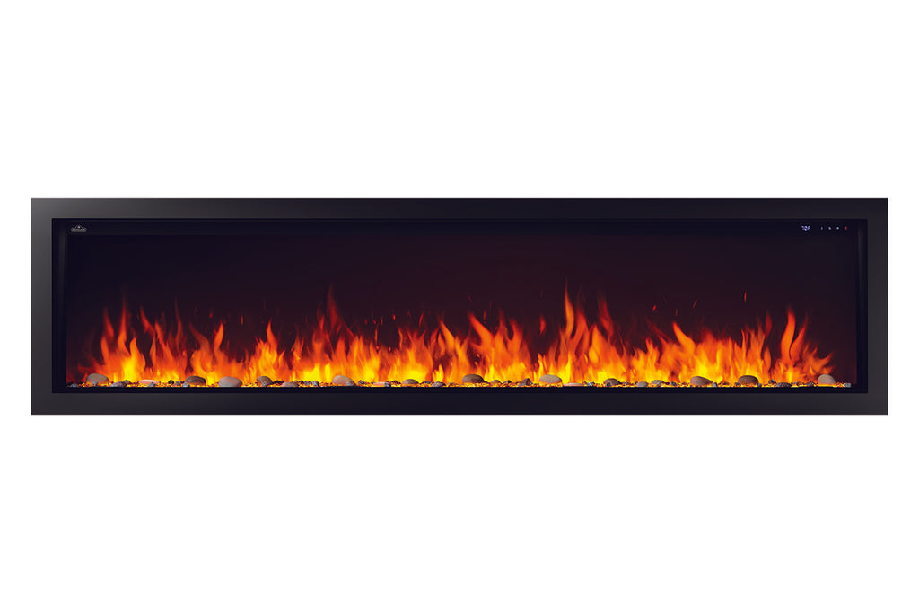 Napoleon Astound 96 inch Smart Built-In Wall Mount Electric Fireplace Insert - Linear Modern Fireplace - NEFB96AB