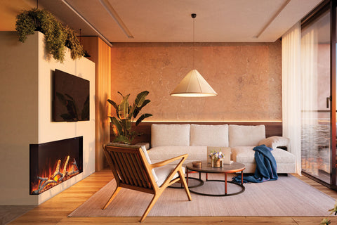 Image of Napoleon Astound FlexMount Multi-Side View Smart Electric Fireplace NEFL50AB NEFL62AB NEFL74AB