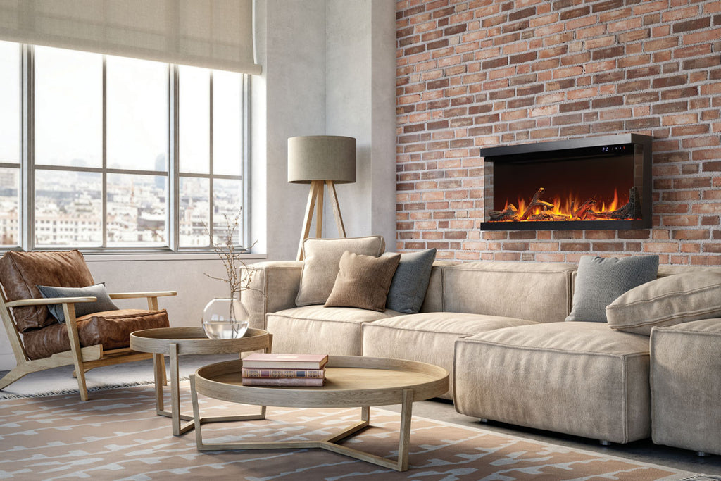 Napoleon Astound FlexMount Multi-Side View Smart Electric Fireplace NEFL50AB NEFL62AB NEFL74AB