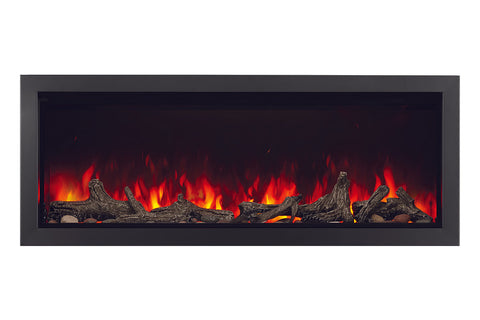 Image of Napoleon Astound 74 inch Smart Built-In Wall Mount Electric Fireplace Insert - Linear Modern Fireplace - NEFB74AB