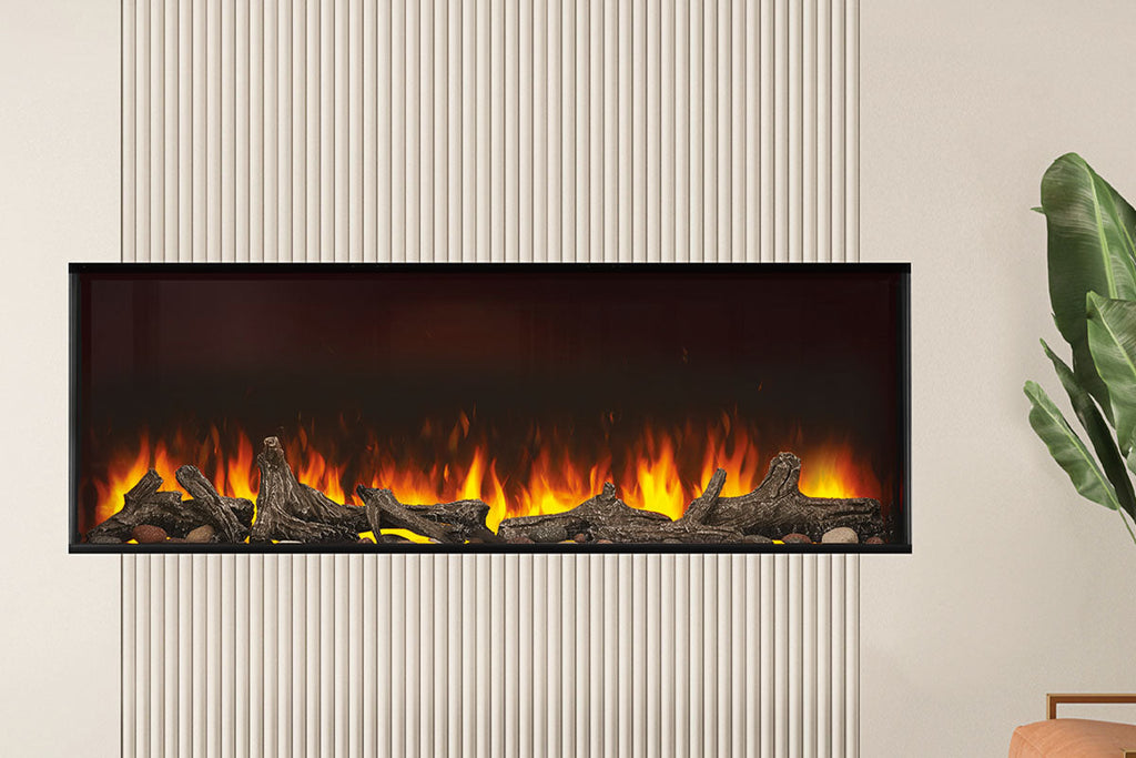 Napoleon Astound 62 inch Smart Built-In Wall Mount Electric Fireplace Insert - Linear Modern Fireplace - NEFB62AB