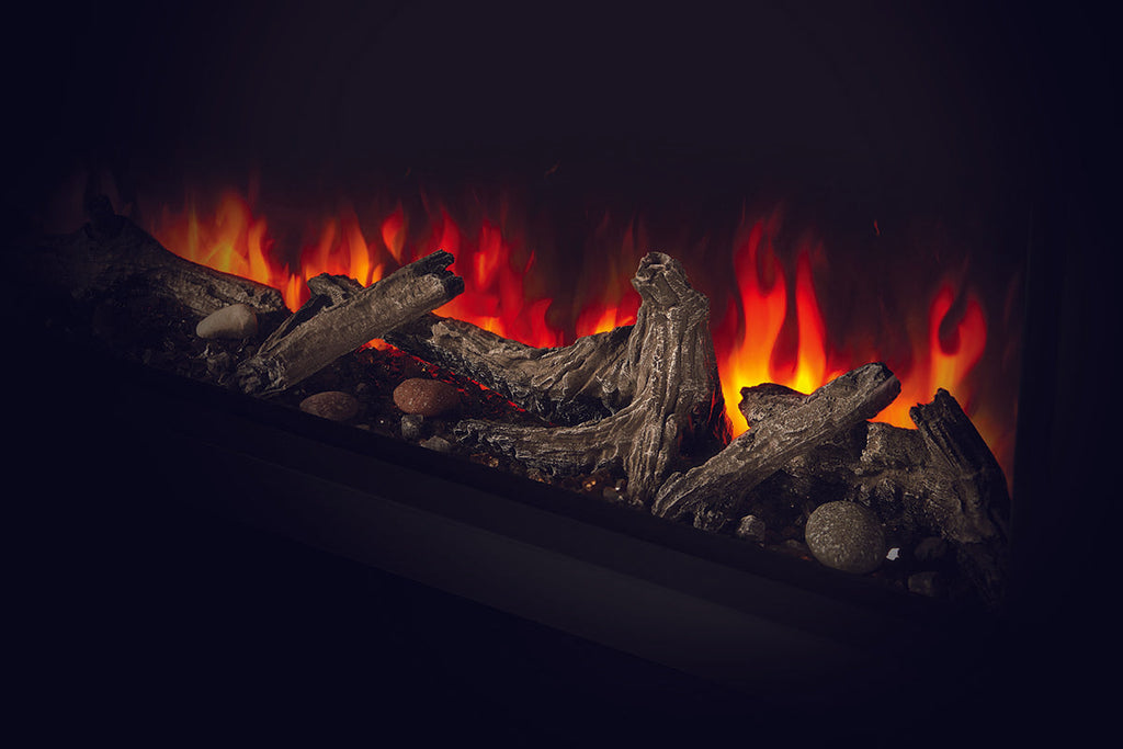 Napoleon Astound 96 inch Smart Built-In Wall Mount Electric Fireplace Insert - Linear Modern Fireplace - NEFB96AB