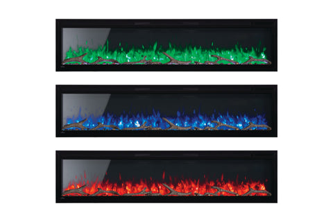 Image of Napoleon Entice 36 inch Wall Mount Recessed Linear Electric Fireplace | Built in Electric Insert | NEFL36CFH-1