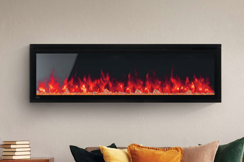 Image of Napoleon Entice 50 inch Wall Mount Recessed Linear Electric Fireplace | Built in Electric Insert | NEFL50CFH-1