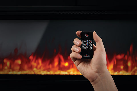 Image of Napoleon Entice 50 inch Wall Mount Recessed Linear Electric Fireplace | Built in Electric Insert | NEFL50CFH-1