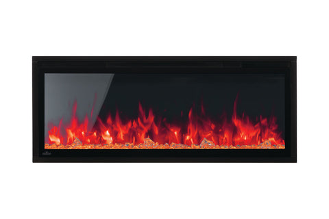 Image of Napoleon Entice 42 inch Wall Mount Recessed Linear Electric Fireplace | Built in Electric Insert | NEFL42CFH-1