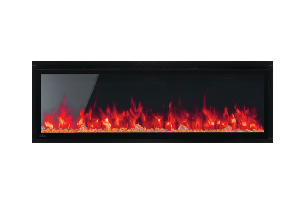 Napoleon Entice 50 inch Wall Mount Recessed Linear Electric Fireplace | Built in Electric Insert | NEFL50CFH-1