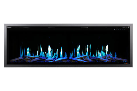 Image of Modern Flames Orion Slim V2 Heliovision Virtual Recessed Wall Mount Electric Fireplace - OR-SLIM-V2