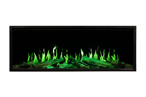 Image of Modern Flames Orion Slim V2 Heliovision Virtual Recessed Wall Mount Electric Fireplace - OR-SLIM-V2