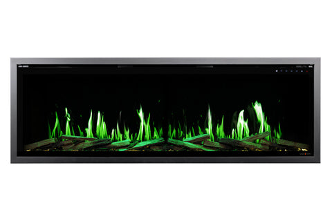 Image of Modern Flames Orion Slim V2 Heliovision Virtual Recessed Wall Mount Electric Fireplace - OR-SLIM-V2