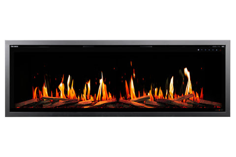 Image of Modern Flames Orion Slim V2 Heliovision Virtual Recessed Wall Mount Electric Fireplace - OR-SLIM-V2