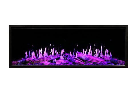 Image of Modern Flames Orion Slim V2 Heliovision Virtual Recessed Wall Mount Electric Fireplace - OR-SLIM-V2