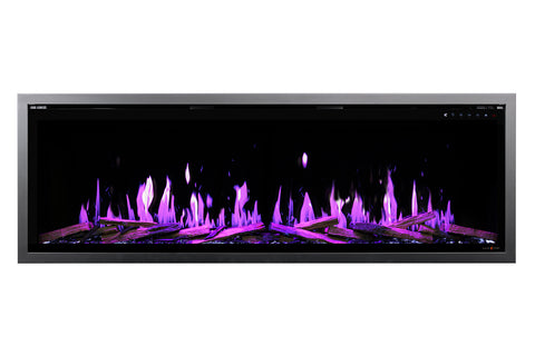 Image of Modern Flames Orion Slim V2 Heliovision Virtual Recessed Wall Mount Electric Fireplace - OR-SLIM-V2