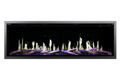 Image of Modern Flames Orion Slim V2 Heliovision Virtual Recessed Wall Mount Electric Fireplace - OR-SLIM-V2