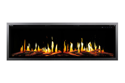 Image of Modern Flames Orion Slim V2 Heliovision Virtual Recessed Wall Mount Electric Fireplace - OR-SLIM-V2