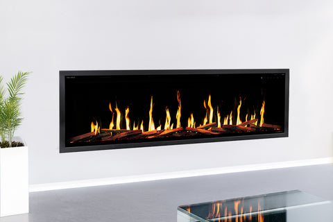 Image of Modern Flames Orion Slim V2 52 Inch Heliovision Virtual Recessed Wall Mount Electric Fireplace - OR52-SLIM-V2
