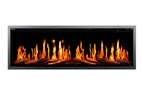 Image of Modern Flames Orion Slim 52" Version 2 Heliovision Virtual Recessed / Wall Mount Electric Fireplace