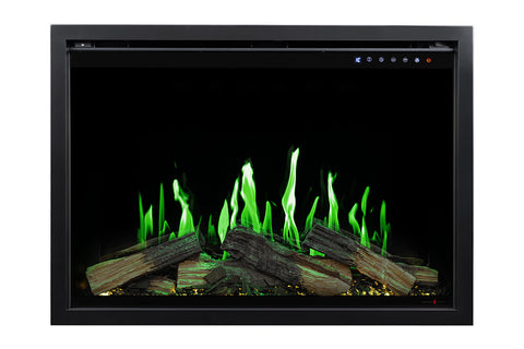 Image of Modern Flames Orion Traditional V2 Heliovision Virtual Smart Built In Electric Fireplace - Firebox Insert - OR-TRAD-V2