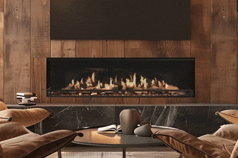 Image of Ortal Holographic Linear Multi Side View Virtual Smart Electric Fireplace