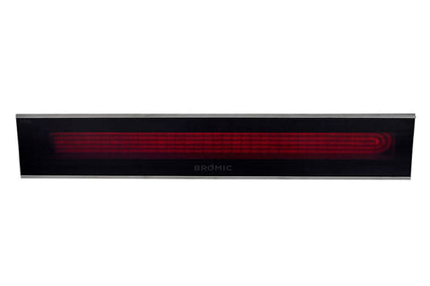 Image of Rerurned Bromic Platinum Marine Smart-Heat 2300 Watt 208V Infrared Patio Heater Black | 33 in Electric Radiant Heater | BH0320023-OB