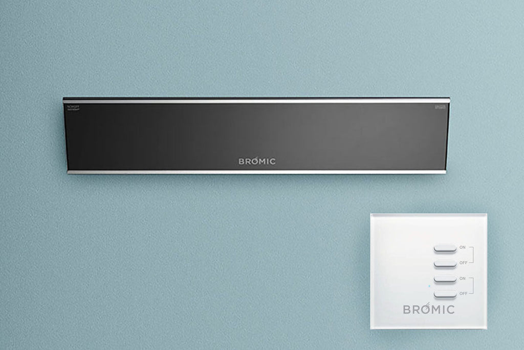 Bromic Platinum Marine Smart-Heat 2300 Watt 208V Infrared Patio Heater Black | 33 in Electric Radiant Heater | BH0320023