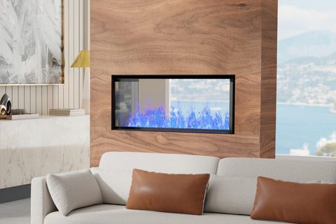 Image of Dimplex 45 Inch Opti-Myst Pro RGB 1000 Built-In Water Vapor Electric Fireplace - CBX1000-AM - GBF1000-PRO