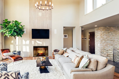 Image of Dimplex Revillusion 42 inch Built-In Electric Fireplace with Herringbone Brick - Firebox - Heater - RBF42 - Electric Fireplaces Depot