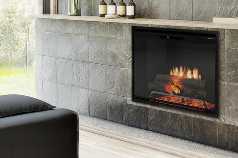 Image of Dimplex Revillusion Built In Electric Fireplace Black - Firebox - REVBL