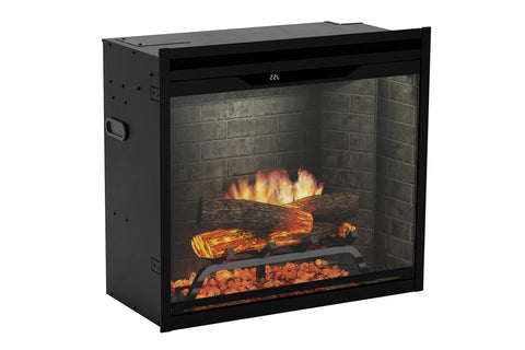 Image of Dimplex Revillusion 24 inch Built In Electric Fireplace Neutral Brick - Firebox - REV24-NB 500005127