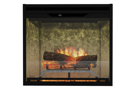 Image of Dimplex Revillusion 24 inch Built In Electric Fireplace Weathered Concrete - Firebox - REV24-WC 500005128