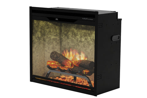 Image of Dimplex Revillusion 24 inch Built In Electric Fireplace Weathered Concrete - Firebox - REV24-WC 500005128