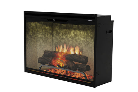 Image of Dimplex Revillusion 36 inch Built In Electric Fireplace Weathered Concrete - Firebox - REV36-WC 500005134