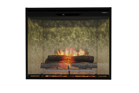 Image of Dimplex Revillusion Portrait 36 inch Built In Electric Fireplace Weathered Concrete - Firebox - REV36P-WC 500005136