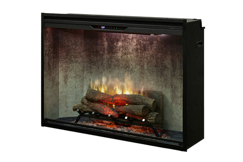 Image of Dimplex Revillusion 42 inch Built In Electric Fireplace Weathered Concrete - Firebox - REV42-WC 500005140