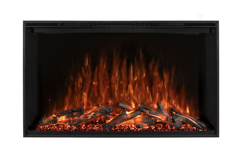 Image of Modern Flames Redstone 54 inch Built In Electric Fireplace Insert | Electric Firebox Heater | RS-5435 | Electric Fireplaces Depot